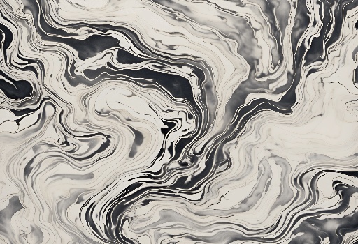 a close up of a black and white marble pattern with a black and white background