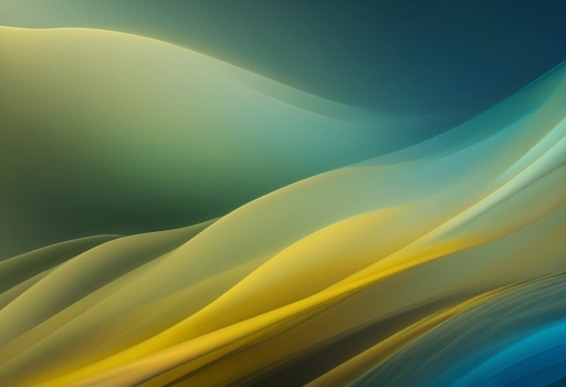 abstract background with a yellow and blue wave