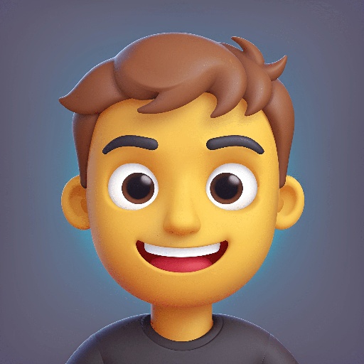 a close up of a cartoon boy with a big smile