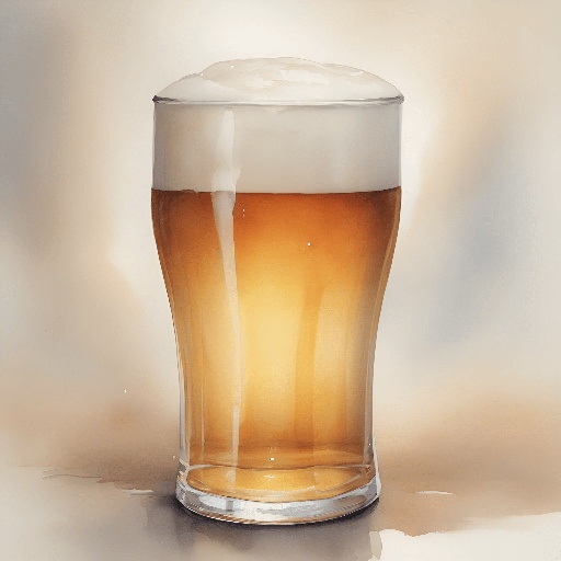a glass of beer with a foamy liquid inside