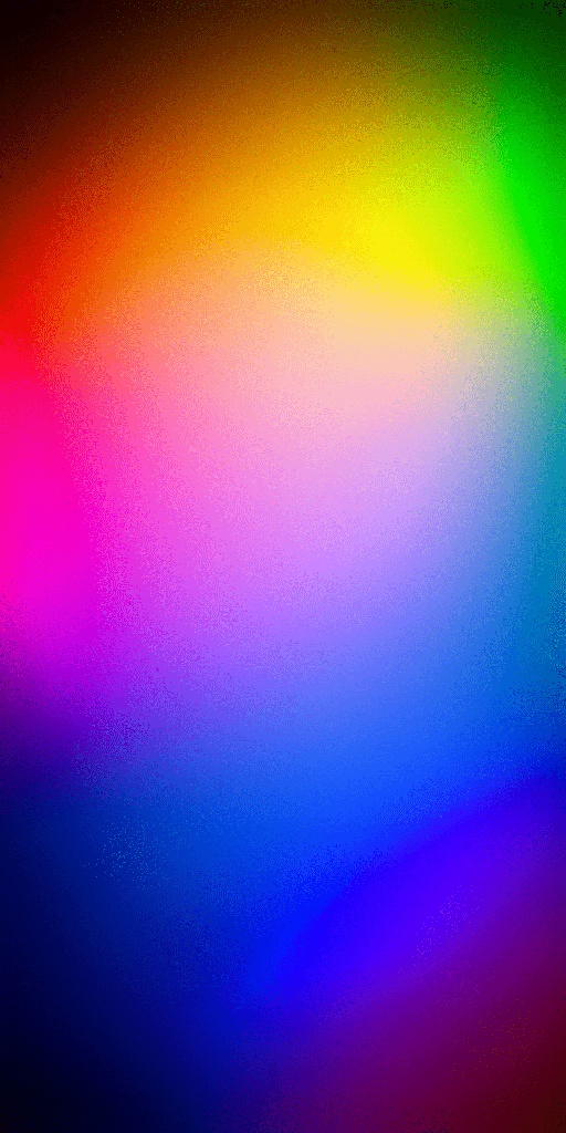 a close up of a blurry image of a rainbow colored background