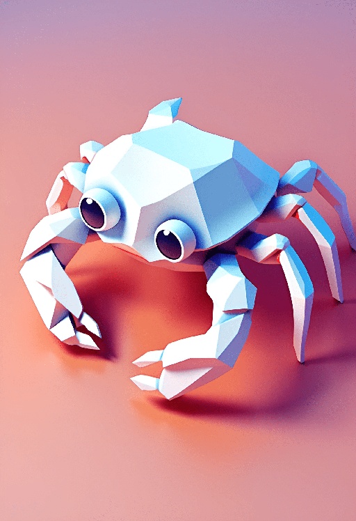 a paper crab that is sitting on a table