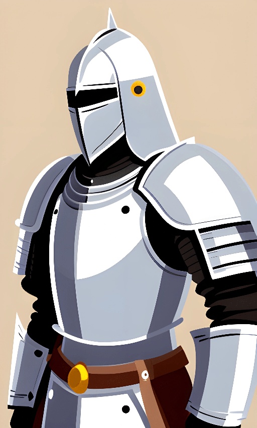 a cartoon image of a knight in armor