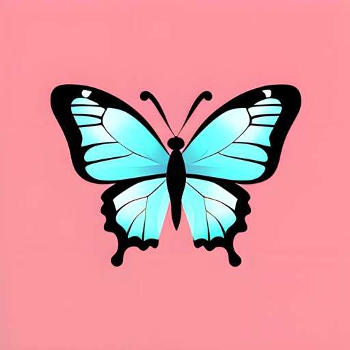 a butterfly that is sitting on a pink surface