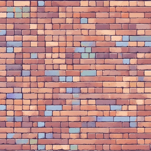 a close up of a brick wall with a fire hydrant in the middle