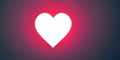 a close up of a heart shaped object on a dark background