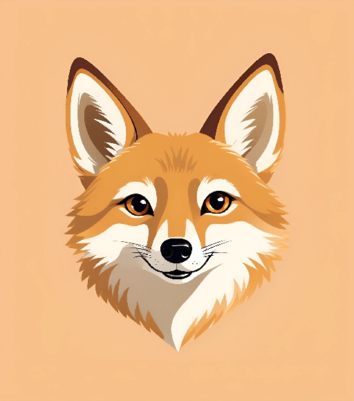 a fox with a big nose and a big nose