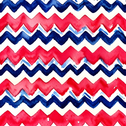 a close up of a red, white and blue chevrons pattern