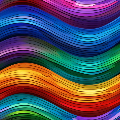 a colorful abstract background with wavy lines and colors