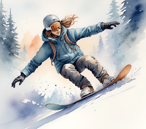 skier in blue jacket and goggles skiing down a snowy slope