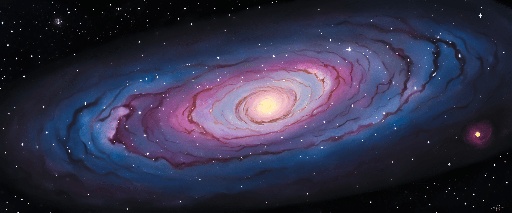 image of a spiral galaxy with a bright center