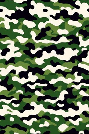 a close up of a camouflage pattern with a black background