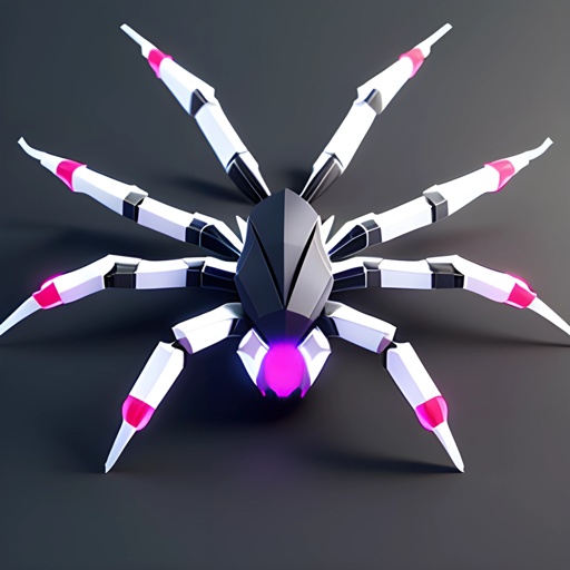 a very large spider that is made of paper