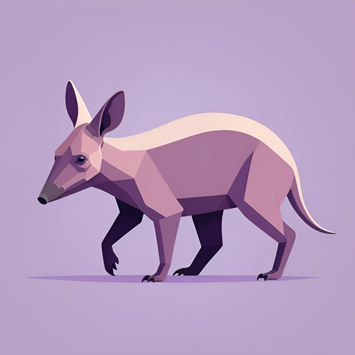 a small animal that is standing on a purple surface