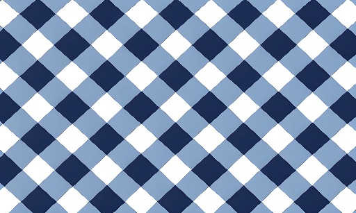 a close up of a blue and white checkered pattern