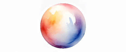 a watercolor painting of a large egg on a white surface