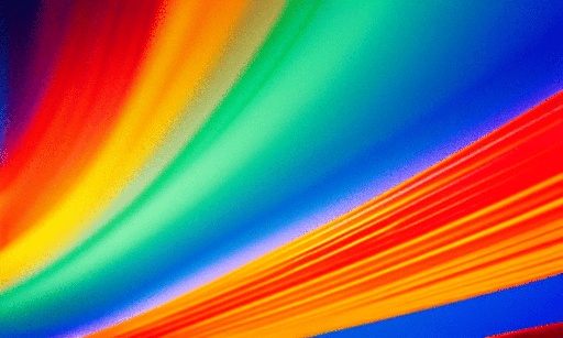 a close up of a colorful background with a blurry image of a rainbow