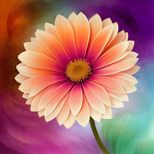 brightly colored flower with a blurred background and a blury background