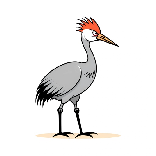 bird with a red head and a long beak