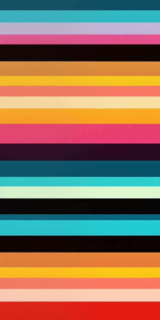 a close up of a colorful striped pattern with a black background