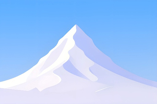a snow covered mountain with a skier on it