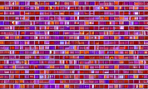 a close up of a brick wall with a lot of different colors