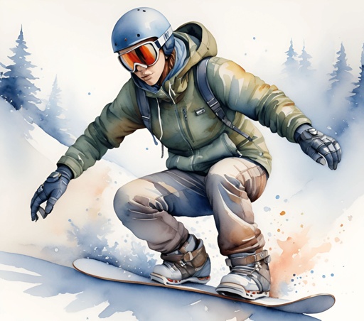 skier in a green jacket and goggles is going down a hill