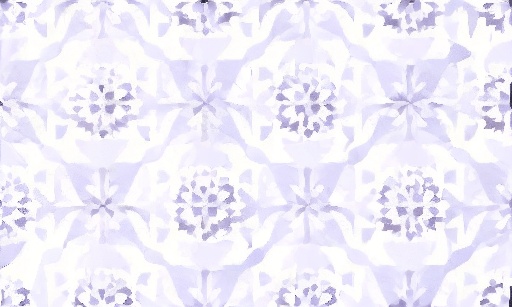 a white and purple pattern with a black border