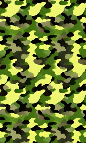 camouflage pattern with a green background