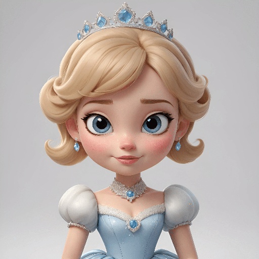 a close up of a toy of a princess with a tiable