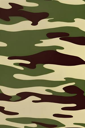 camouflage pattern of a green and white background with a black border
