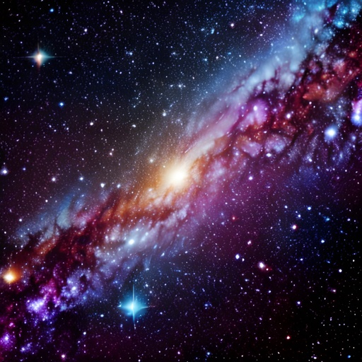 image of a galaxy with a bright star in the center