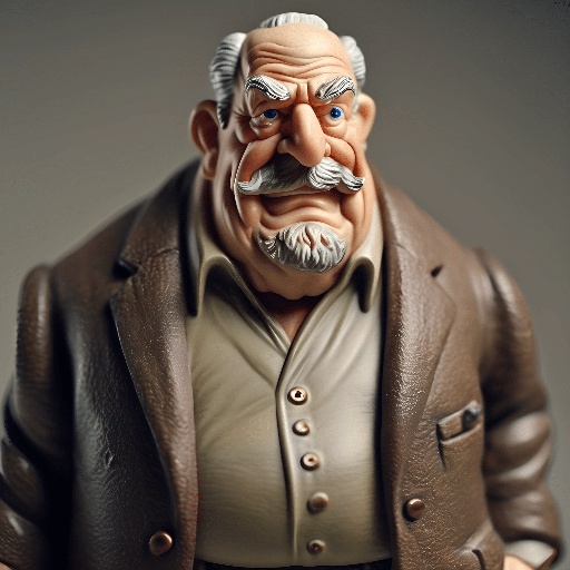 a close up of a toy figure of a man