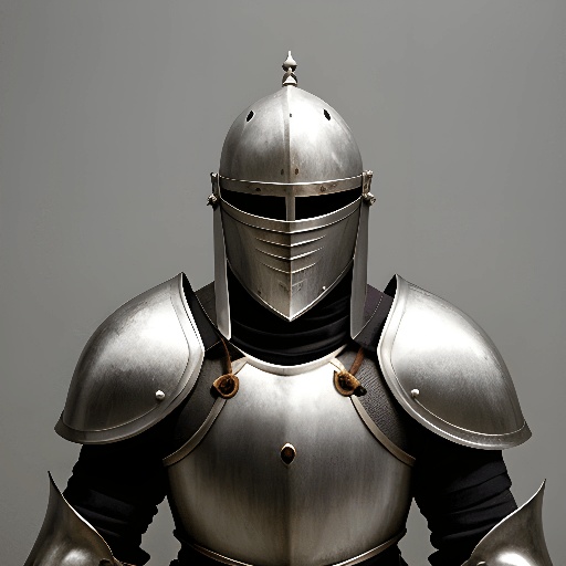 knight in full armor with a helmet and a sword