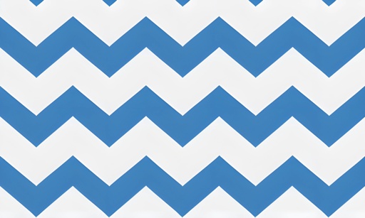 a close up of a blue and white chevroned pattern