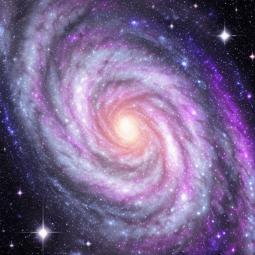 a close up of a spiral galaxy with stars in the background