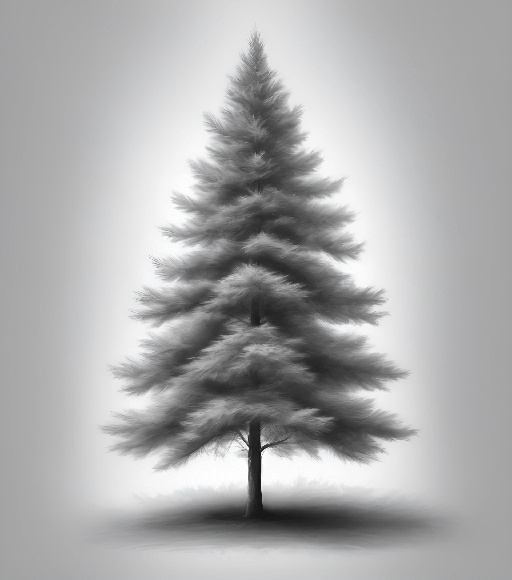 image of a tree with a white background
