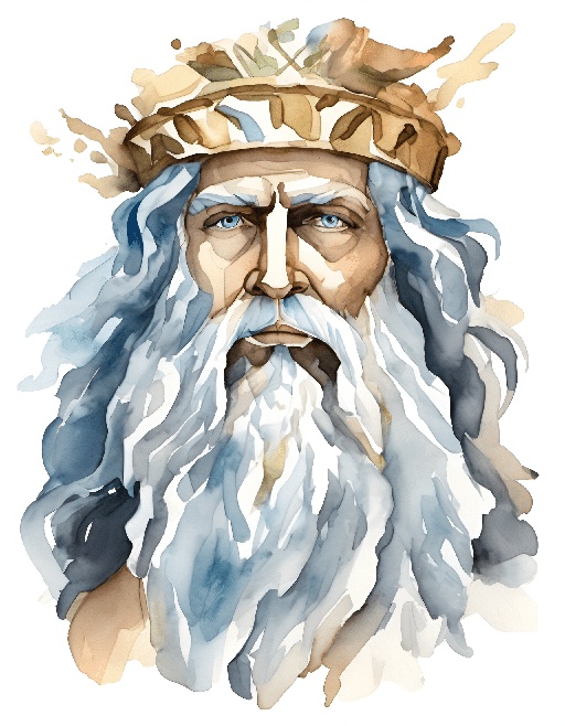 image of a man with a crown on his head