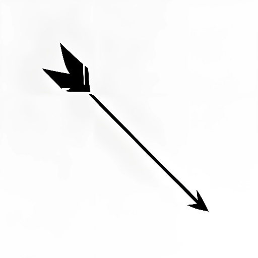 arrows are black and white in color against a white background