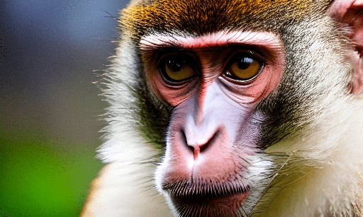 monkey with a long nose and a white face