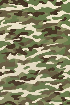 camouflage pattern with a green background