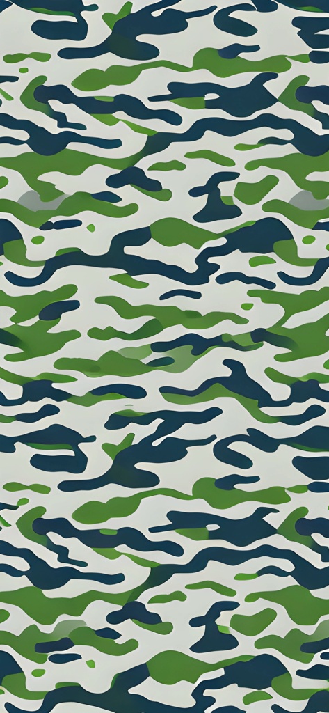 camouflage pattern with green and blue colors