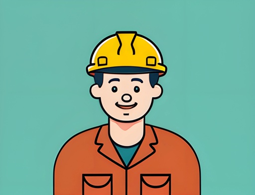 a man wearing a hard hat and a jacket