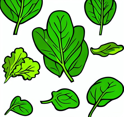 a close up of a bunch of green leaves on a white background