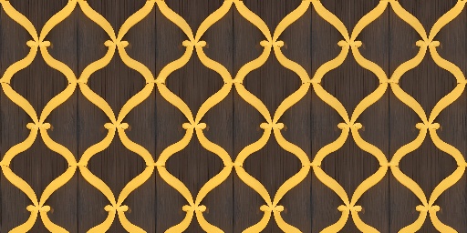 a close up of a brown and yellow wallpaper with a pattern